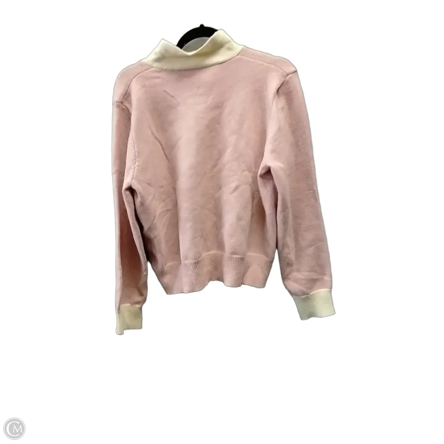 Sweater By Cme In Pink & Yellow, Size: Xl