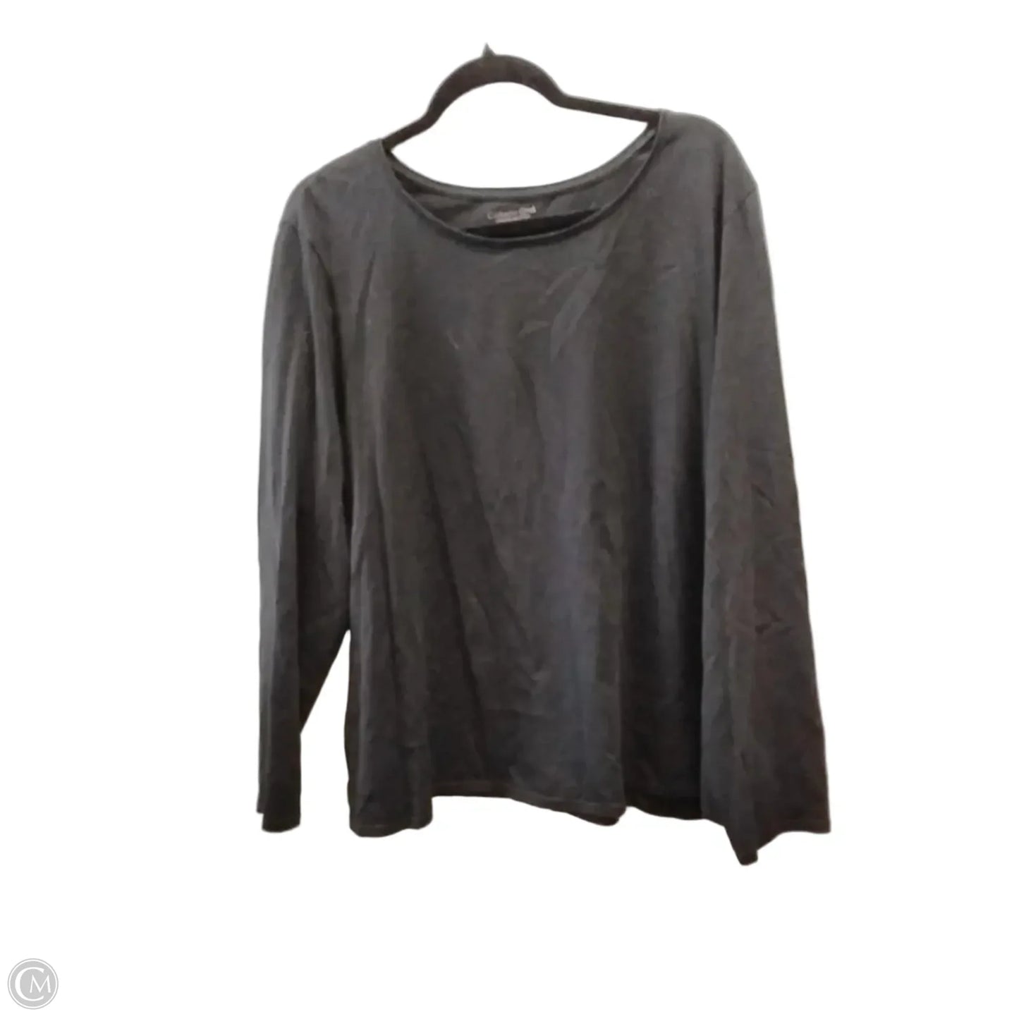 Top Long Sleeve By Coldwater Creek In Black, Size: 3x