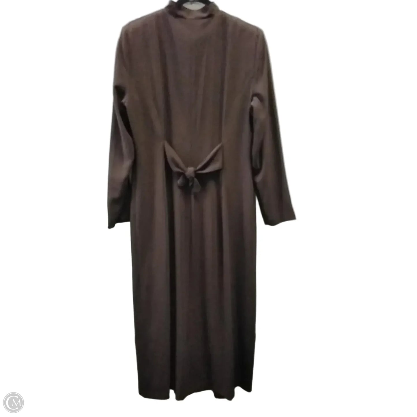 Dress Casual Maxi By Liz Claiborne In Brown, Size: 10