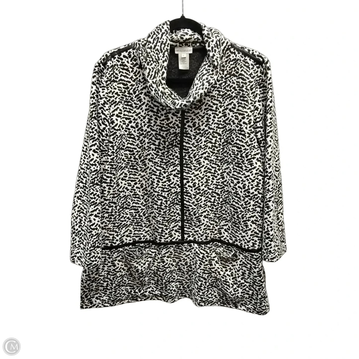 Sweater By Multiples In Leopard Print, Size: L