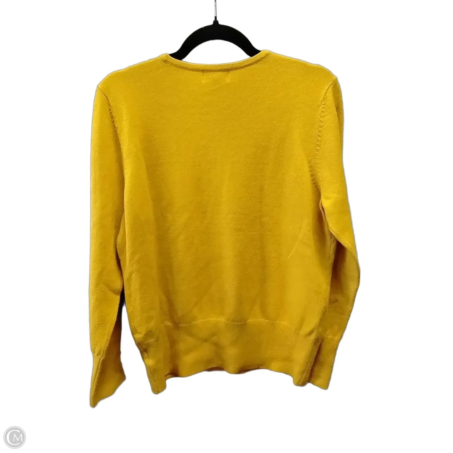 Sweater By Jm Collections In Yellow, Size: L