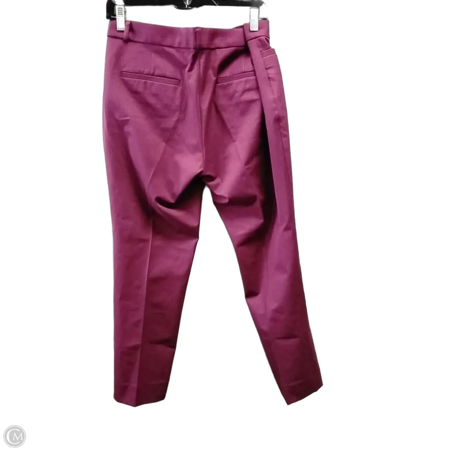 Pants Cropped By Banana Republic In Purple, Size: 12p