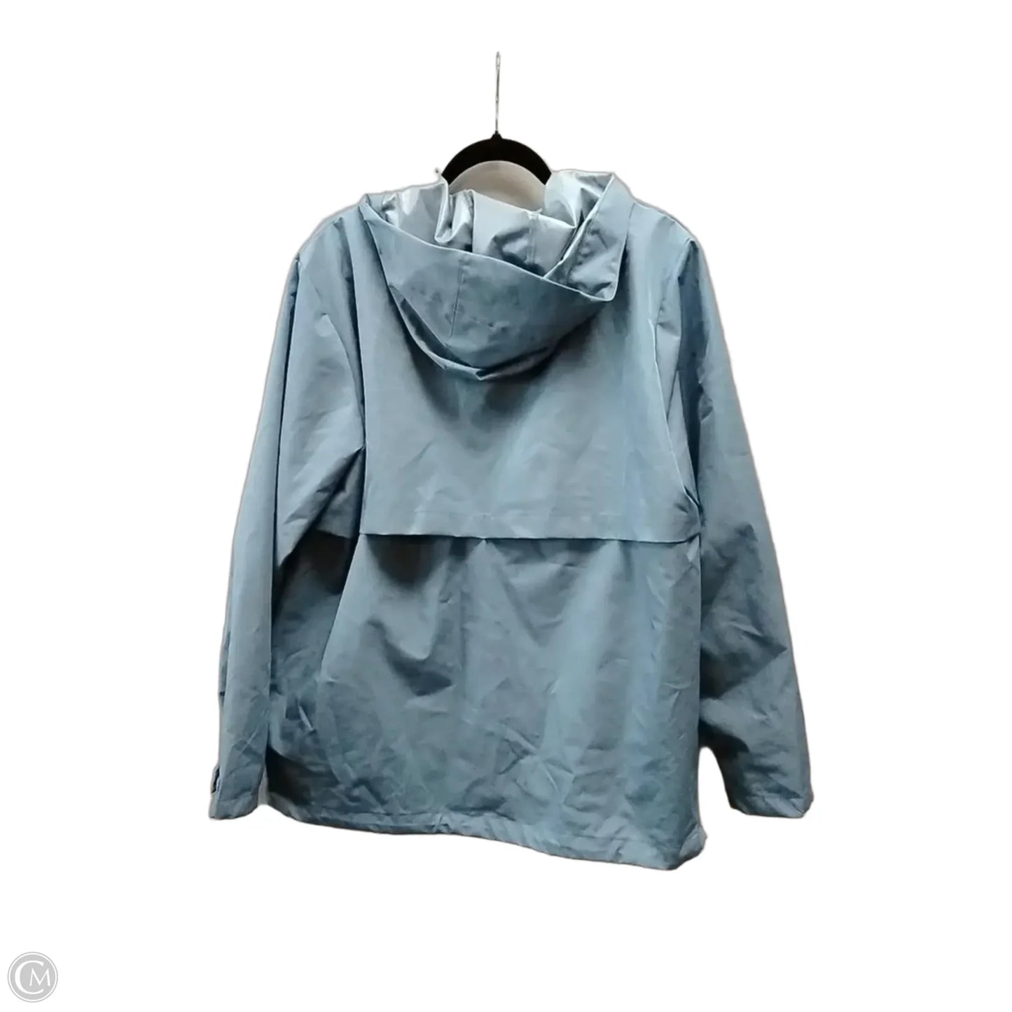 Coat Raincoat By Cme In Blue, Size: L