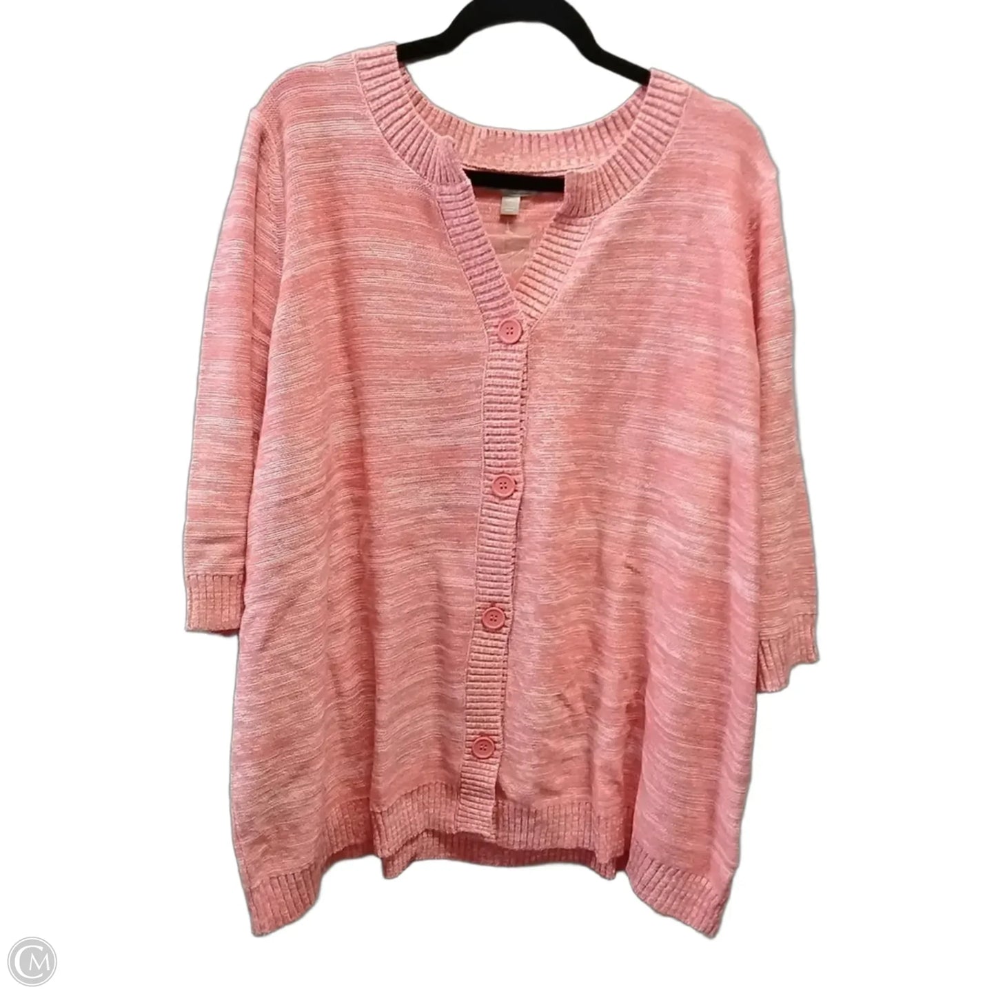Sweater By Woman Within In Orange, Size: 1x