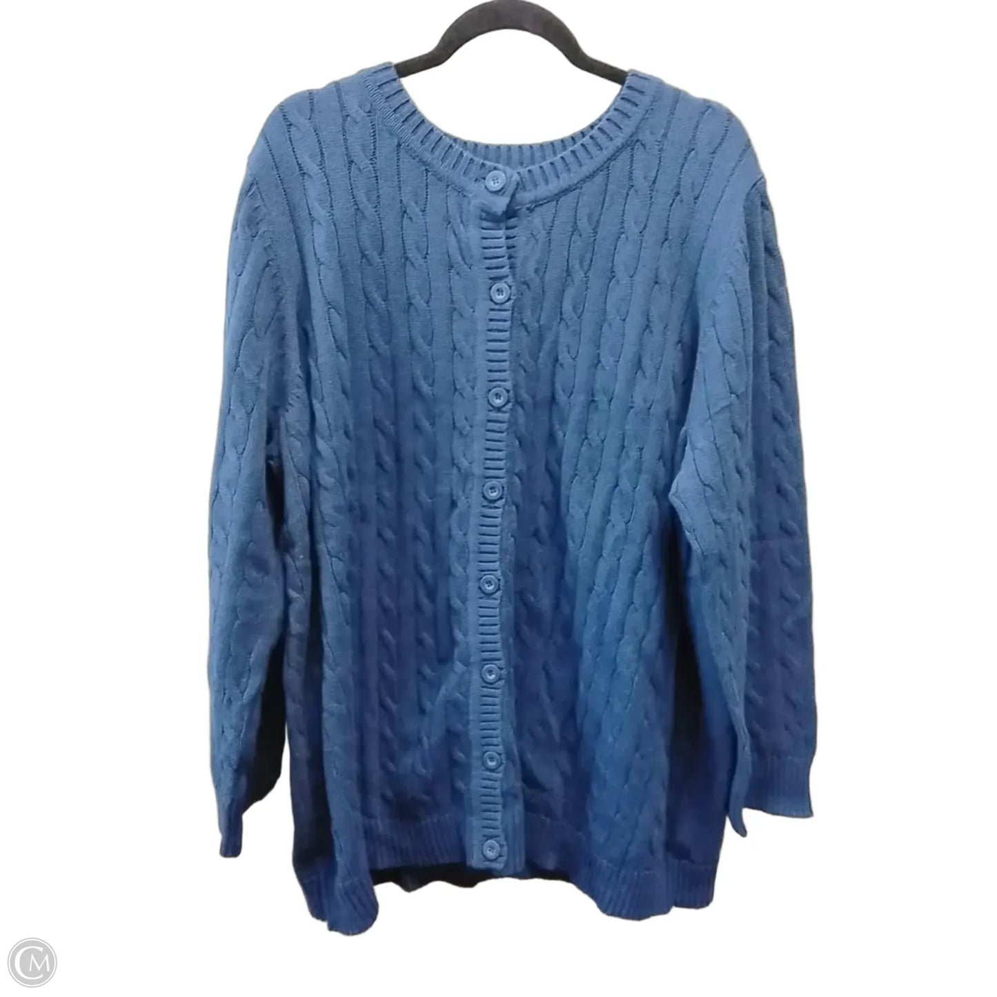 Sweater By Woman Within In Blue, Size: 1x