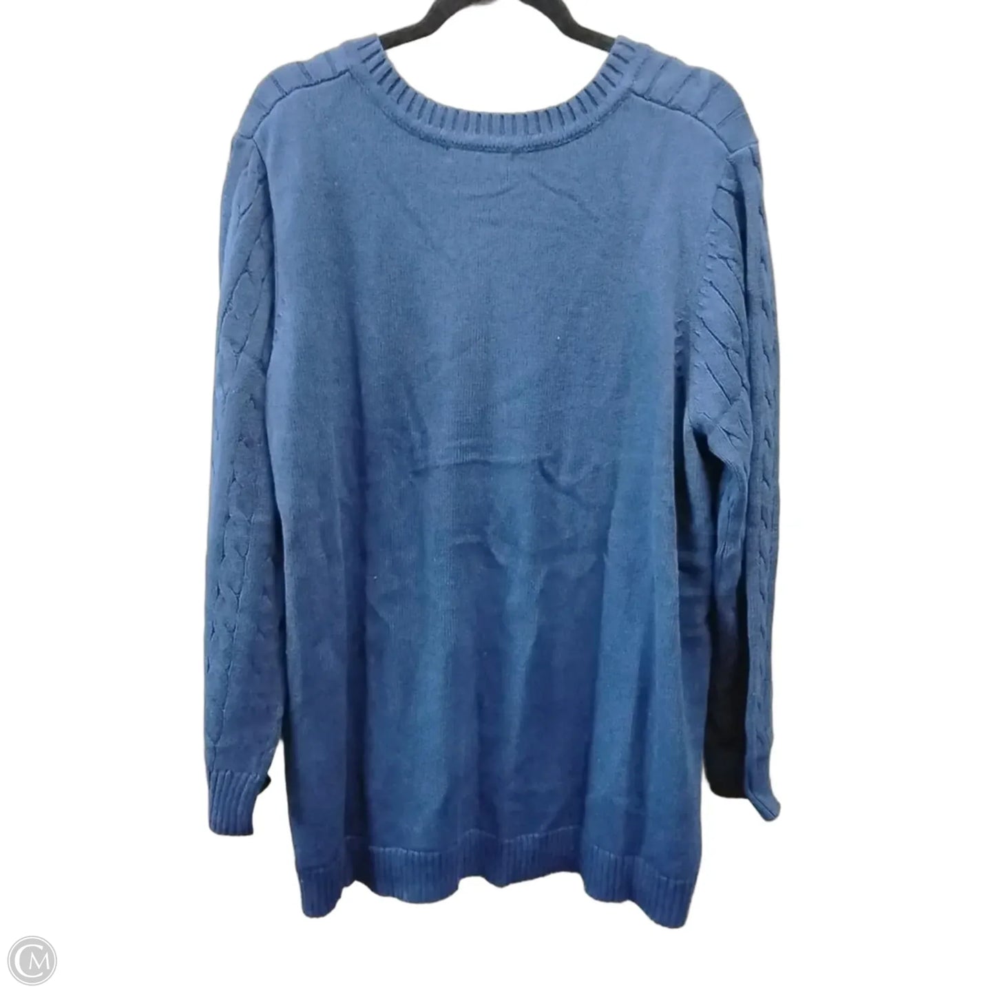 Sweater By Woman Within In Blue, Size: 1x