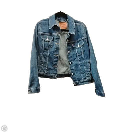 Jacket Denim By Levis In Blue, Size: Xl