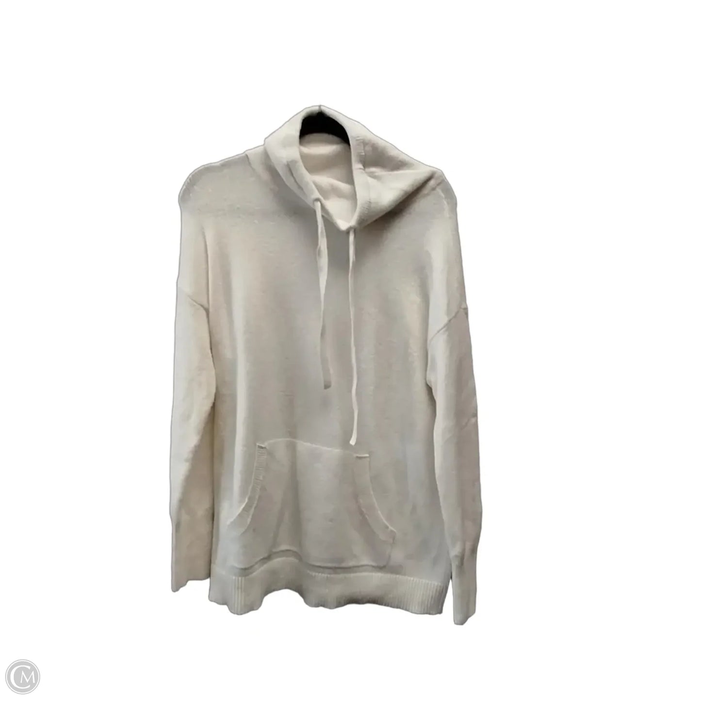 Sweater By Loft In Ivory, Size: L
