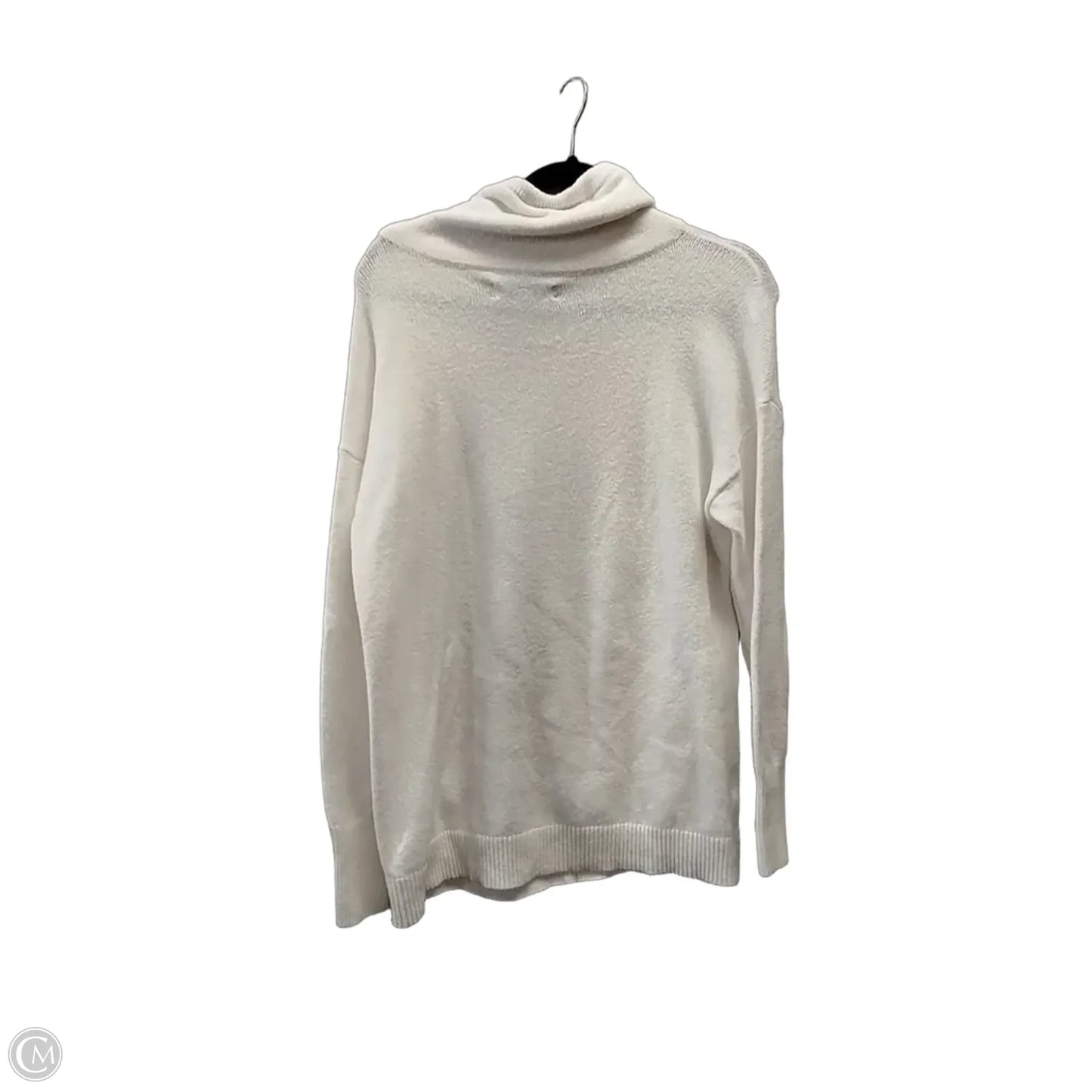 Sweater By Loft In Ivory, Size: L