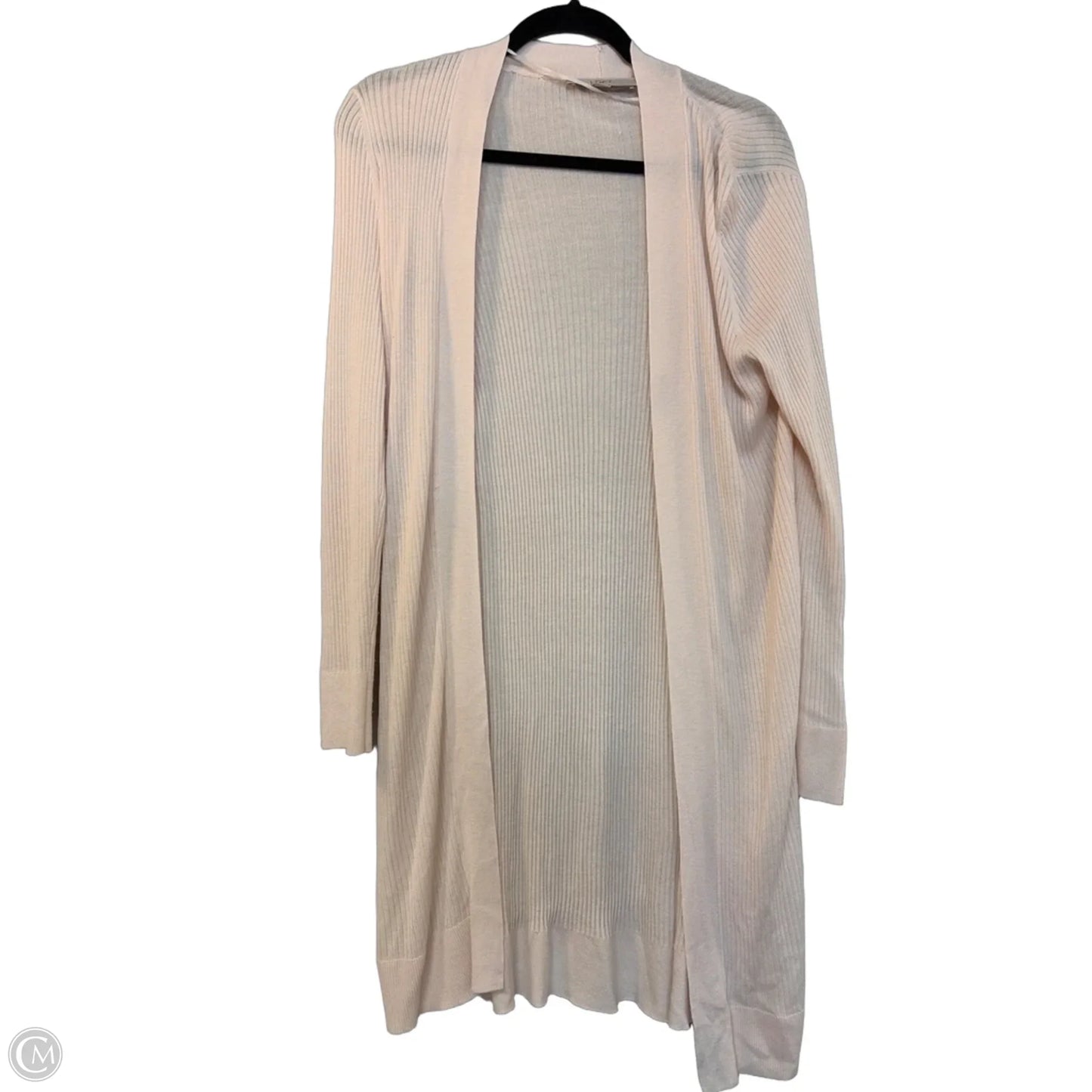 Sweater Cardigan By Loft In Pink, Size: M