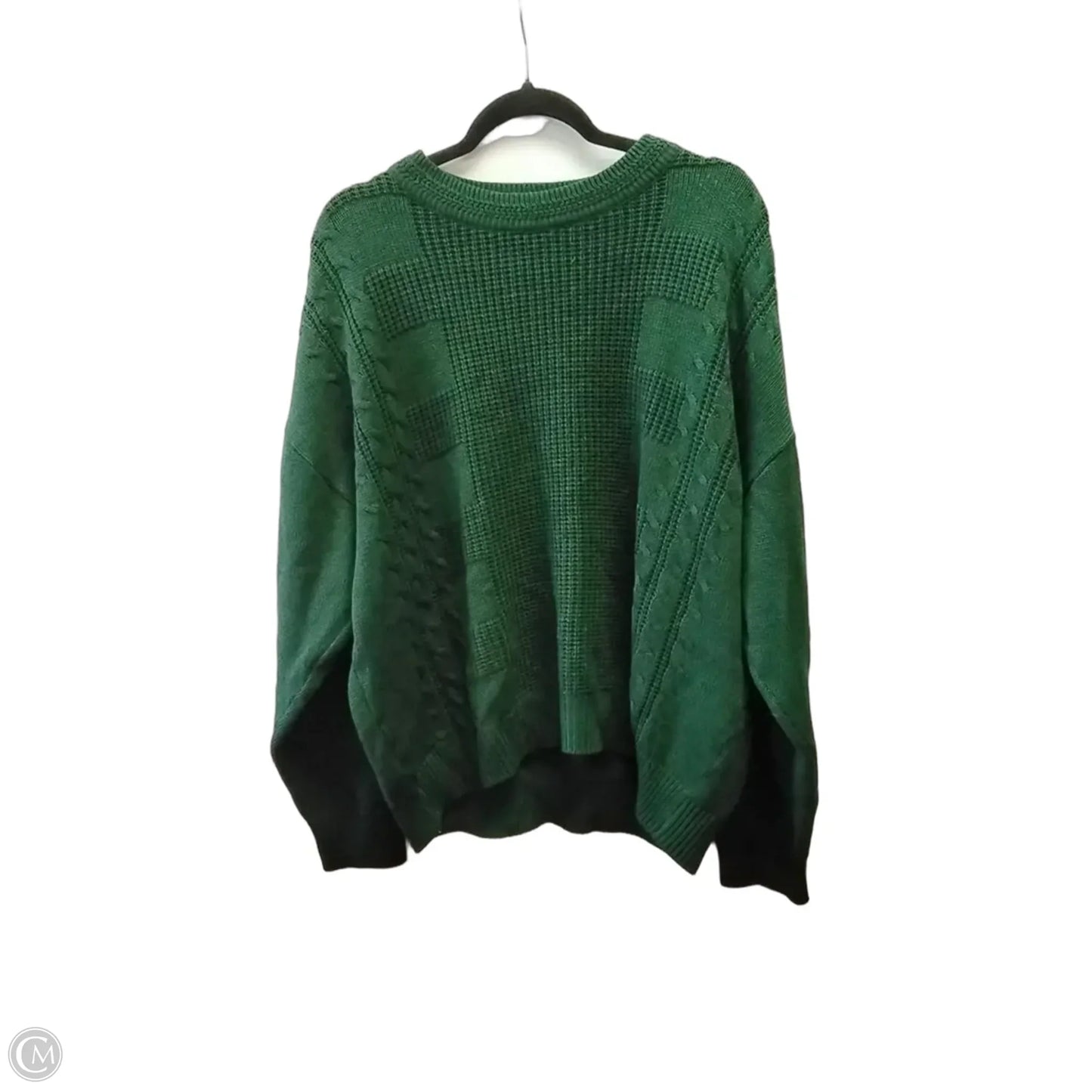 Sweater By Cme In Green, Size: Xl