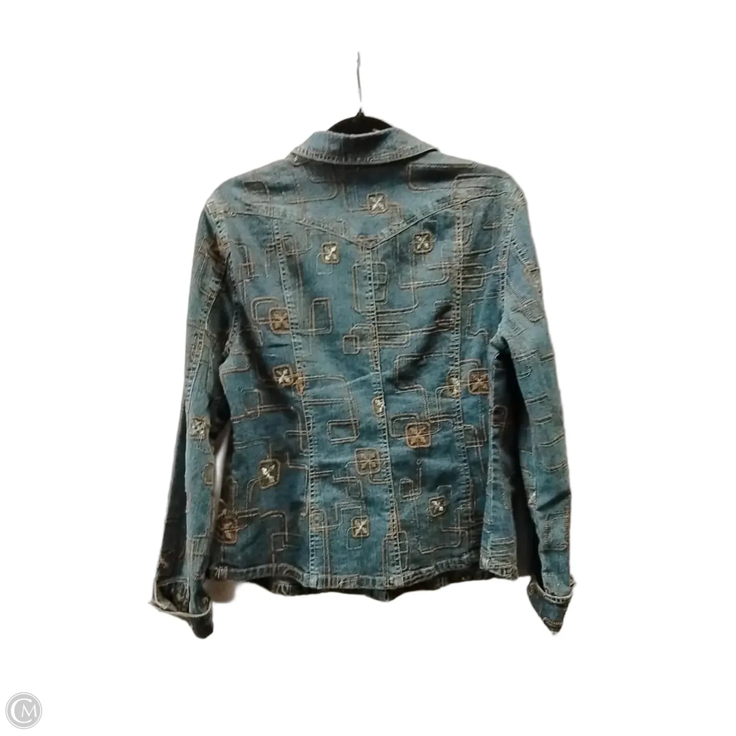Jacket Denim By Ruby Rd In Blue, Size: M