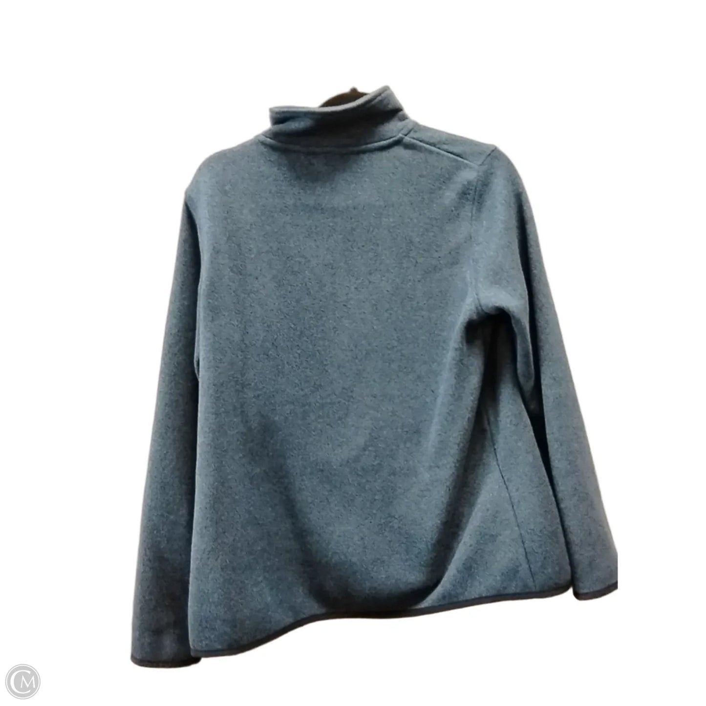 Sweatshirt Collar By Eddie Bauer In Blue, Size: L