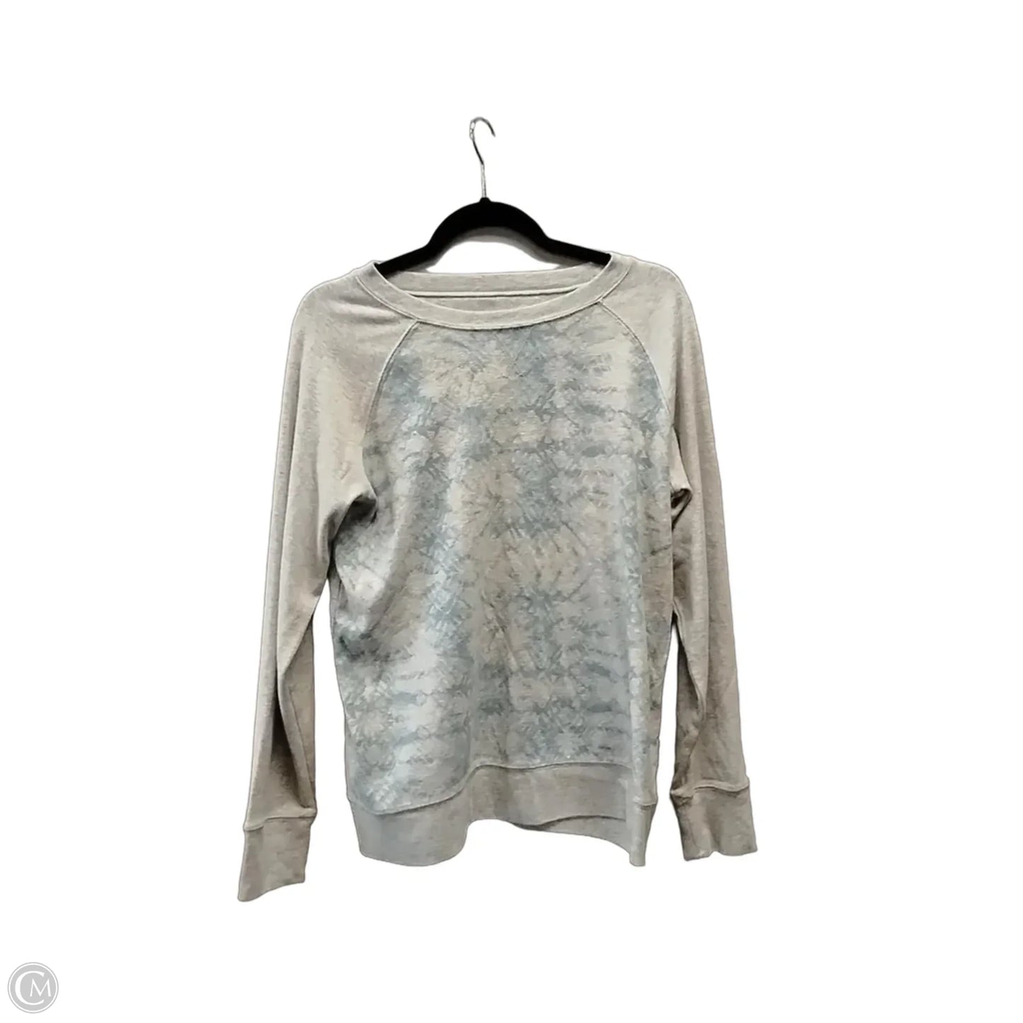 Sweatshirt Crewneck By Eddie Bauer In Tie Dye Print, Size: L