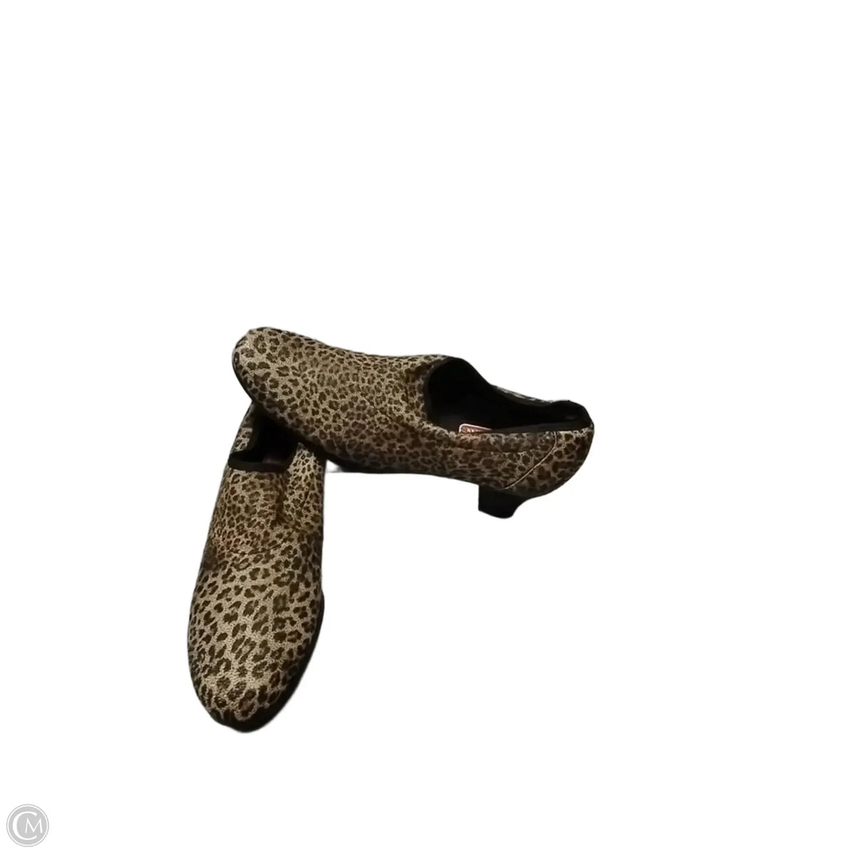 Boots Ankle Heels By Munro In Leopard Print, Size: 8