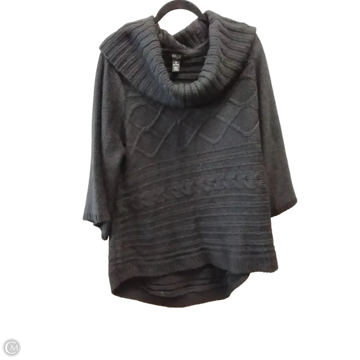 Sweater By Style And Company In Black, Size: 3x