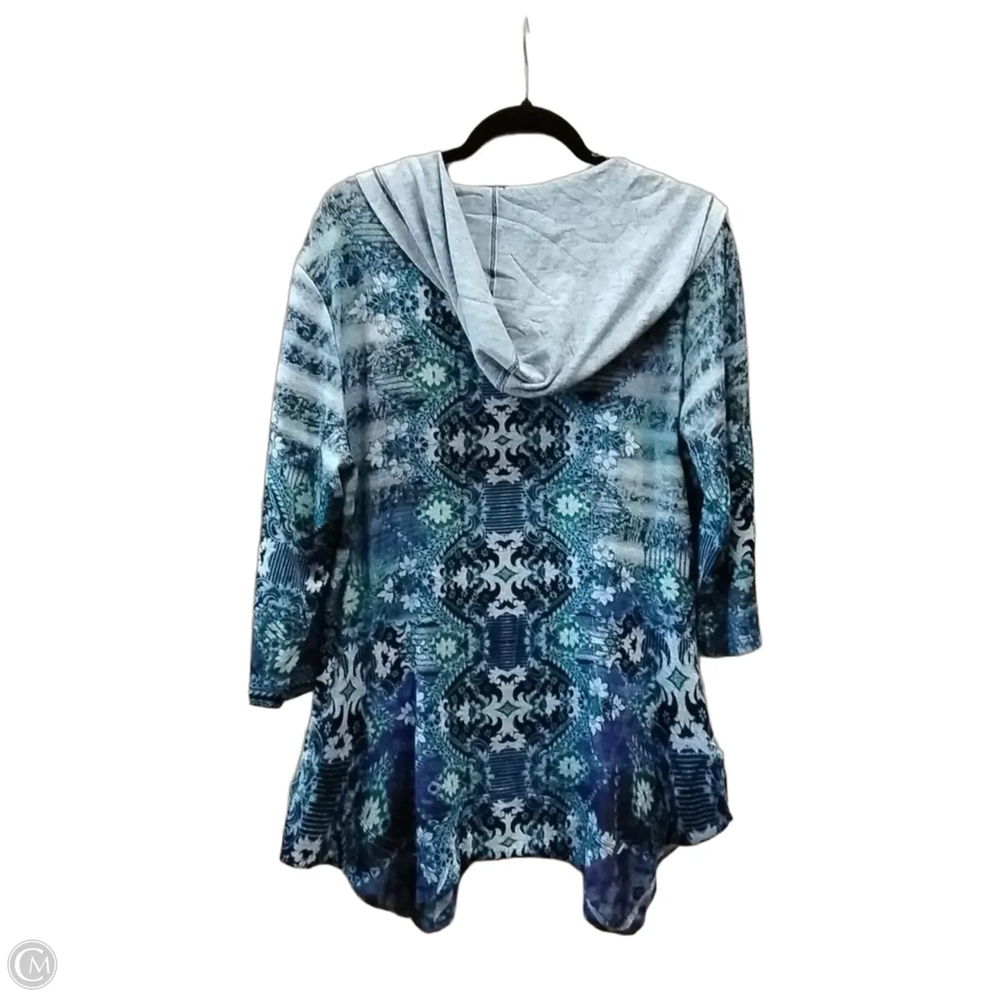 Sweater Cardigan By Cme In Blue, Size: L
