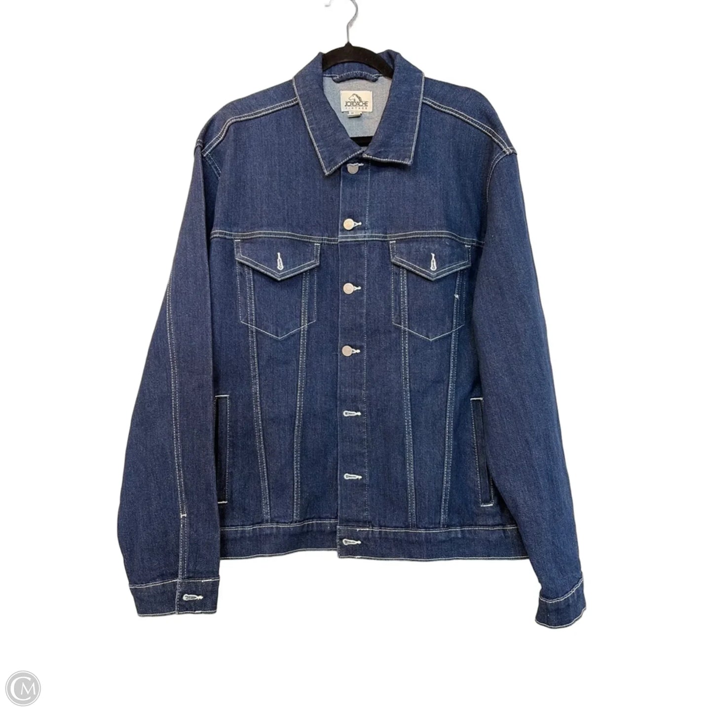 Jacket Denim By Jordache In Blue Denim, Size: Xl