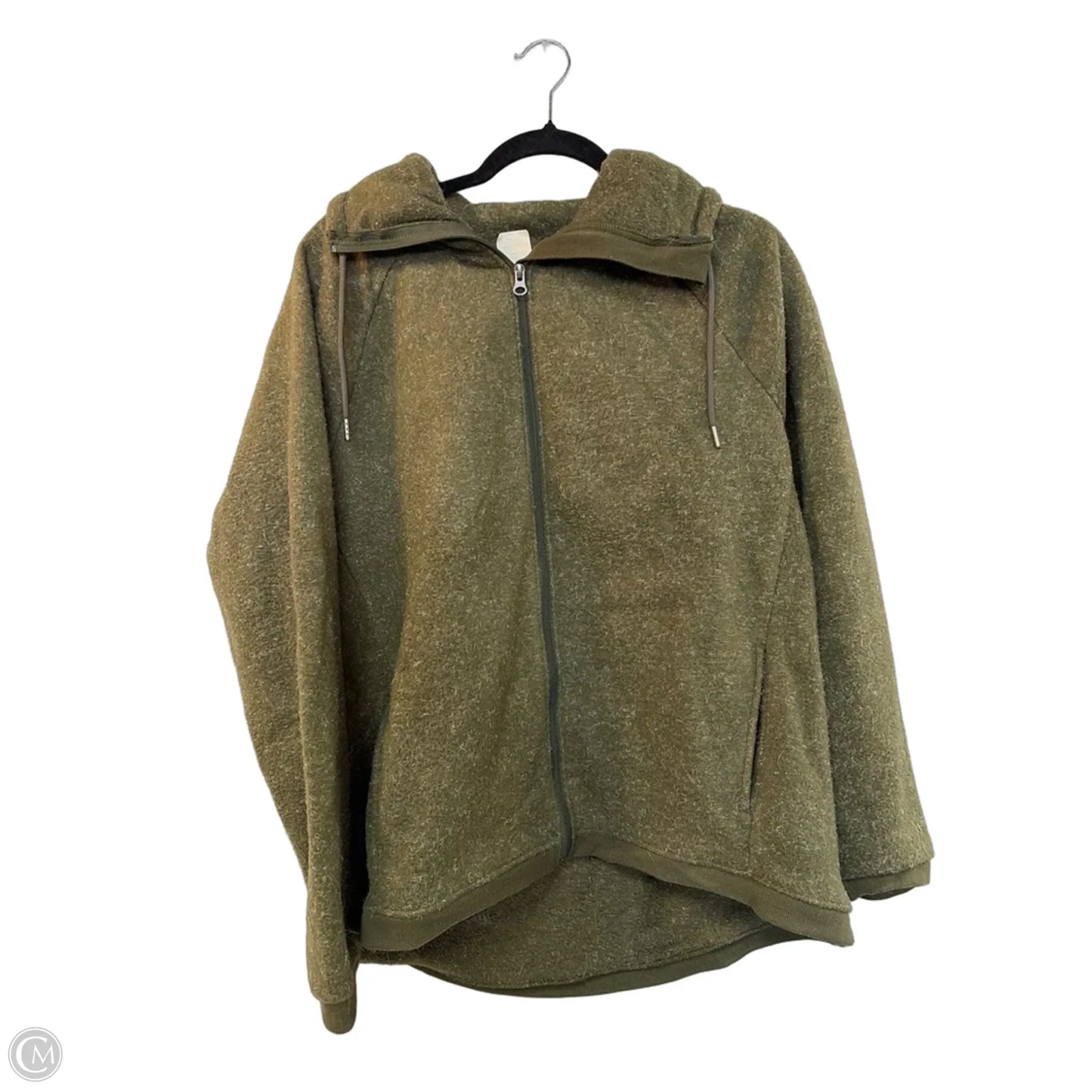 Athletic Sweatshirt Collar By Avia In Green, Size: Xl