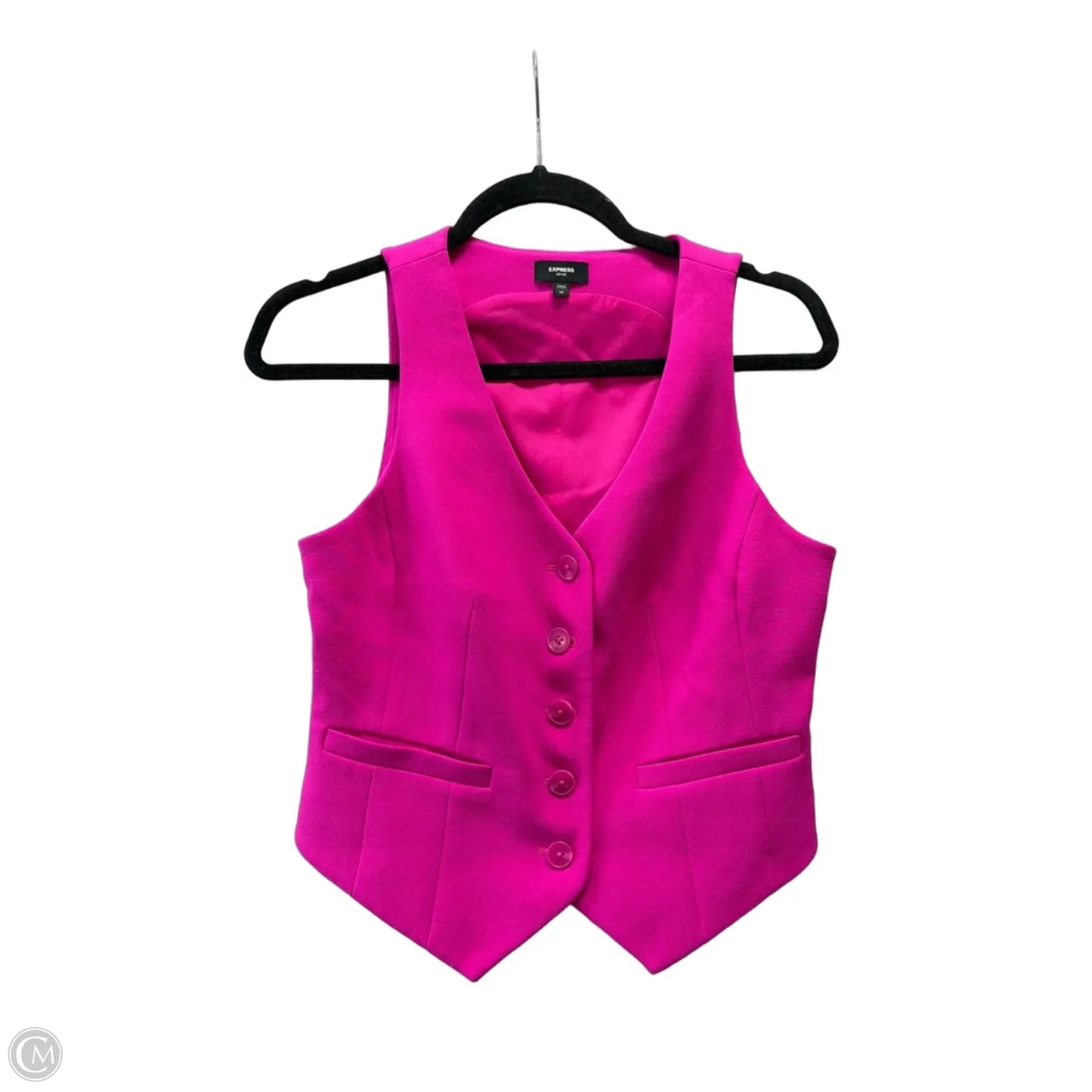 Vest Other By Express In Pink, Size: Xs