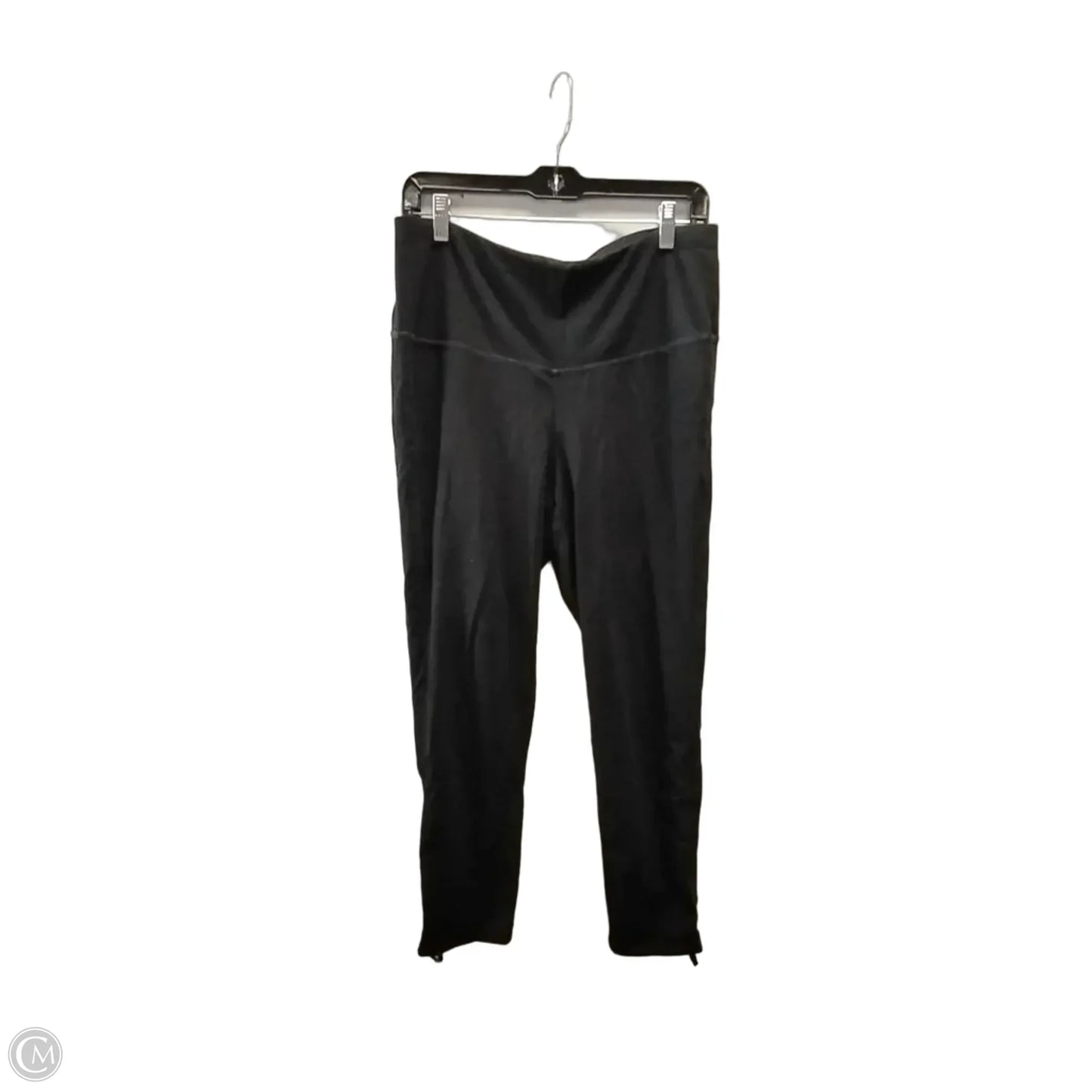 Athletic Leggings Capris By Chicos In Black, Size: 12