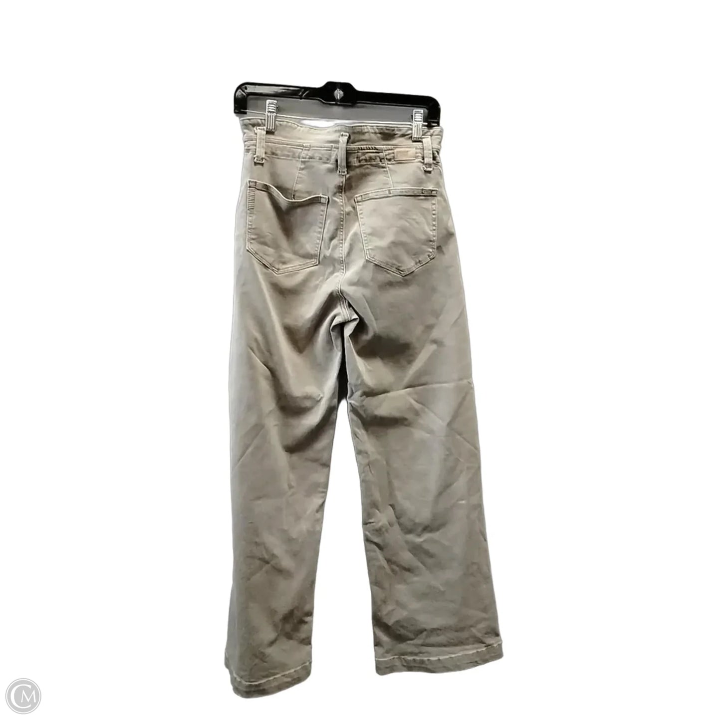 Jeans Wide Leg By Paige In Tan, Size: 2