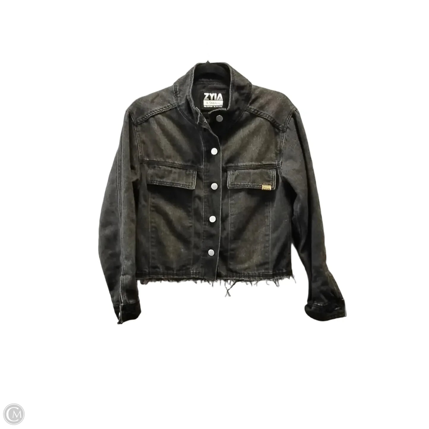 Jacket Denim By Zyia In Black, Size: Xs