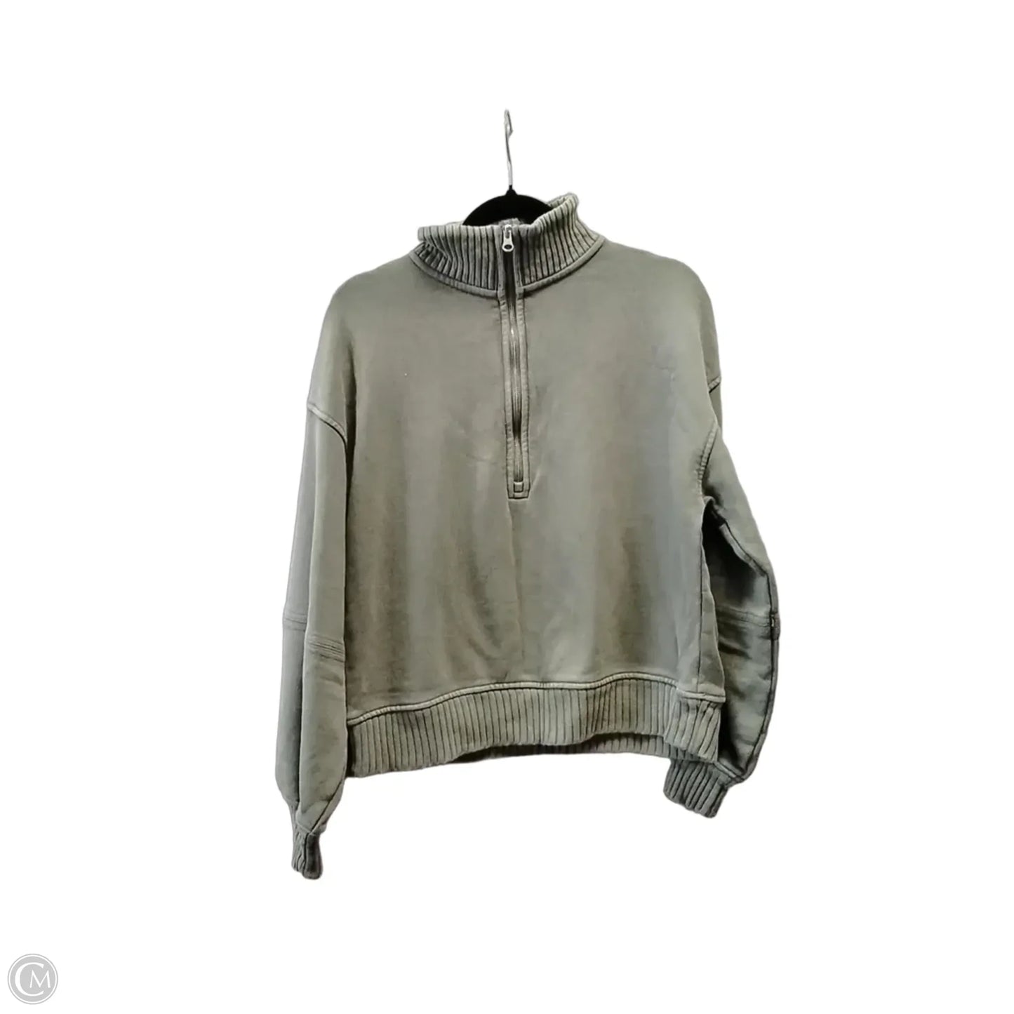 Sweatshirt Collar By Aerie In Green, Size: Xs