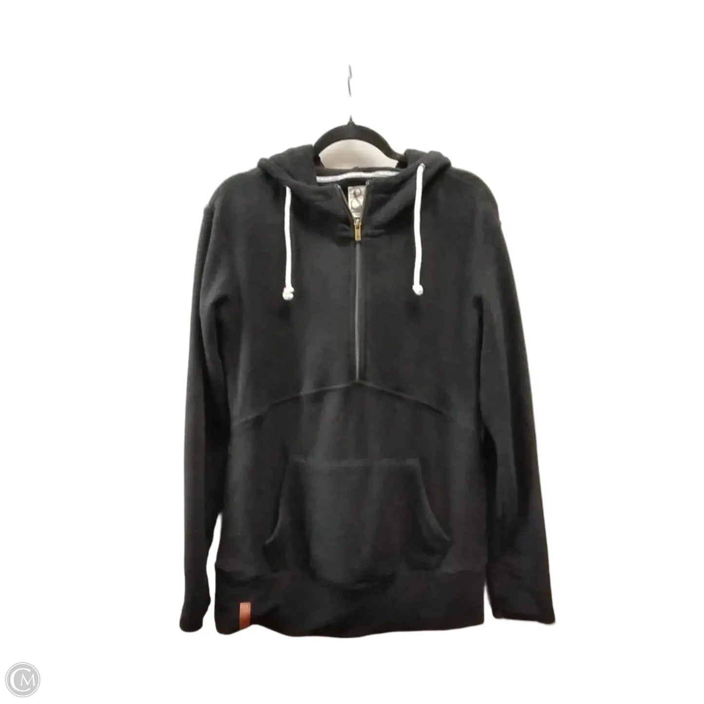 Sweatshirt Hoodie By Clothes Mentor In Black, Size: M