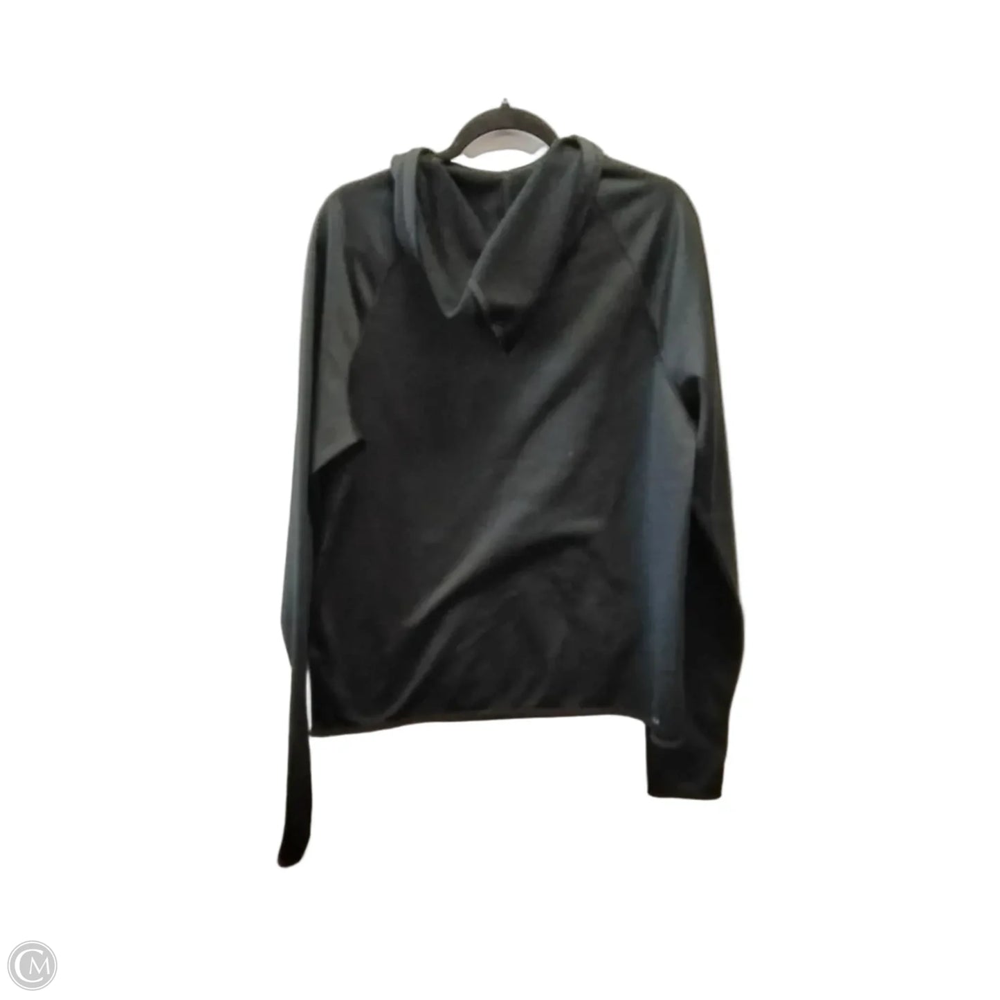 Athletic Sweatshirt Hoodie By Nike In Black, Size: M