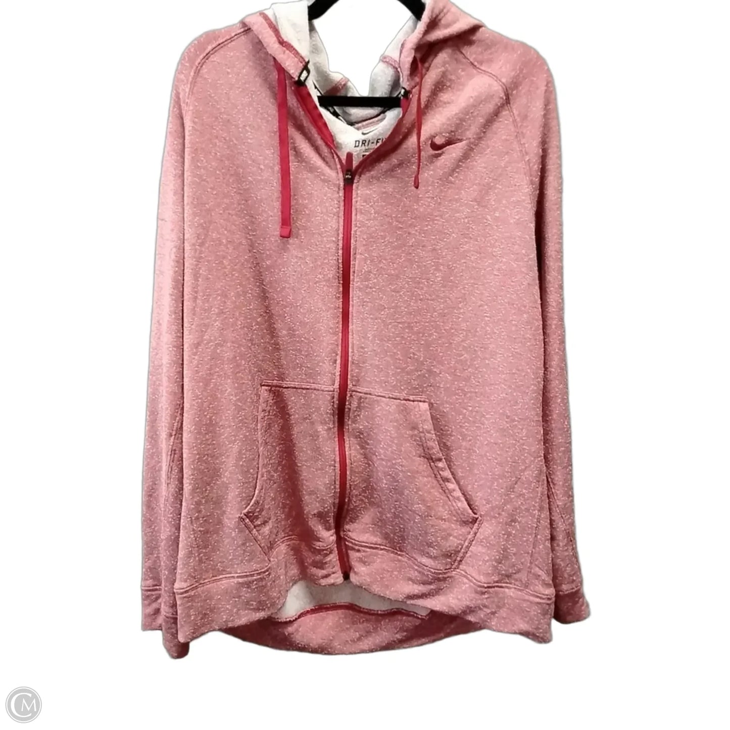 Athletic Jacket By Nike In Red, Size: 2x