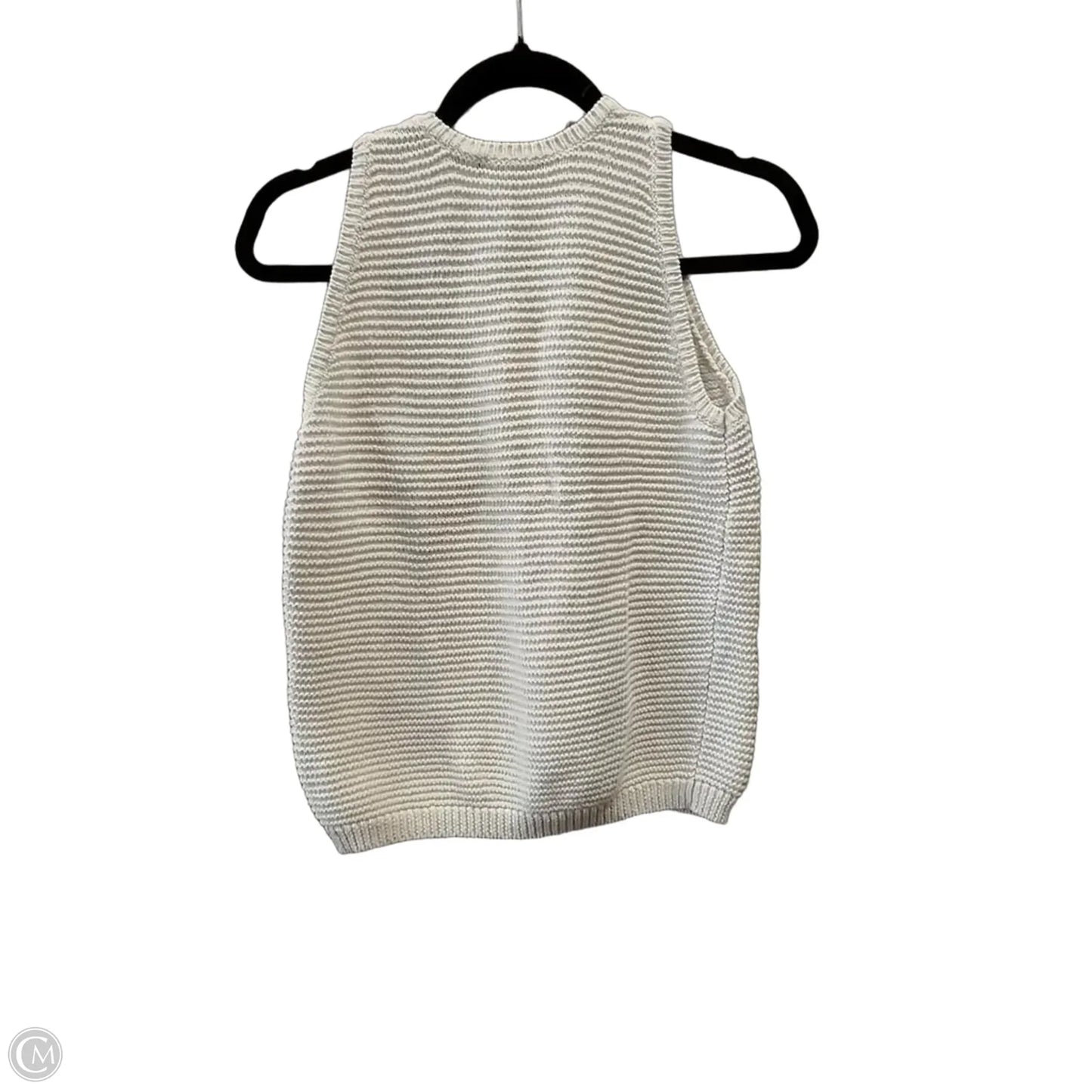 Sweater Short Sleeve By Lauren By Ralph Lauren In Beige, Size: Lp