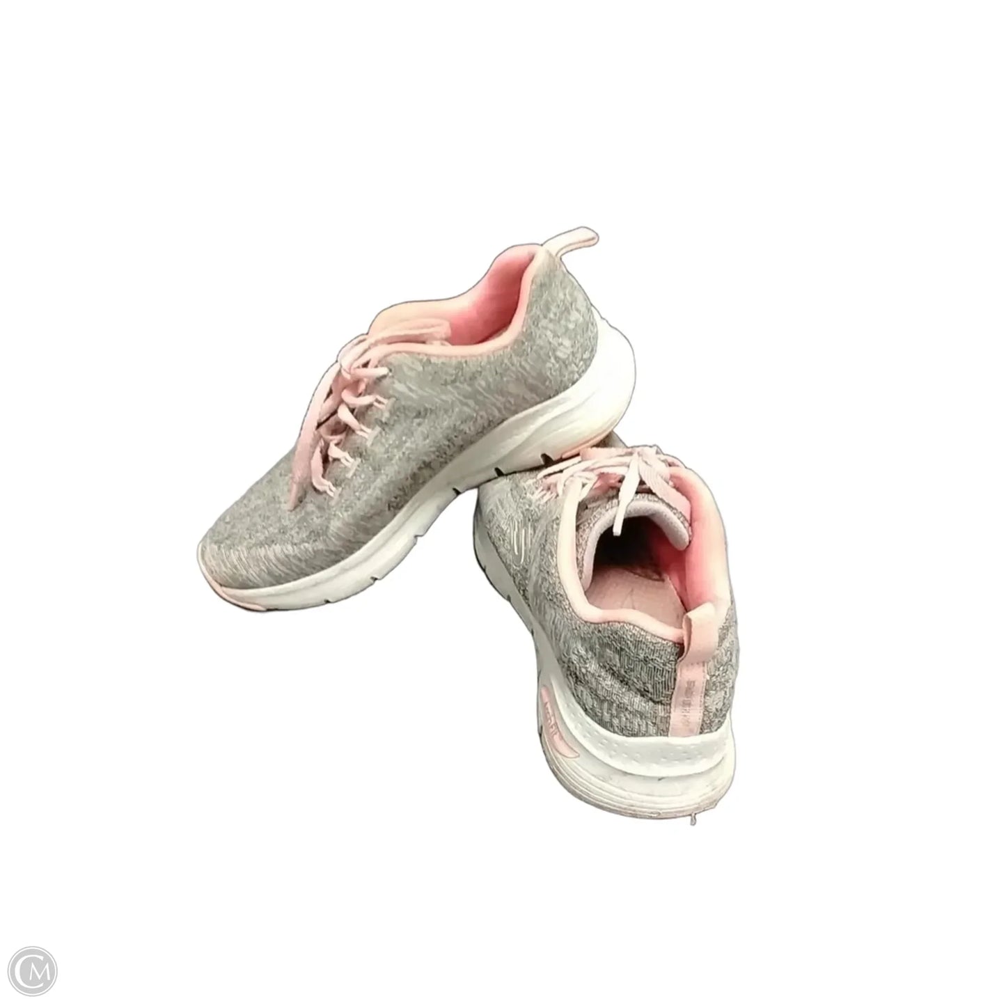 Shoes Sneakers By Skechers In Grey, Size: 6