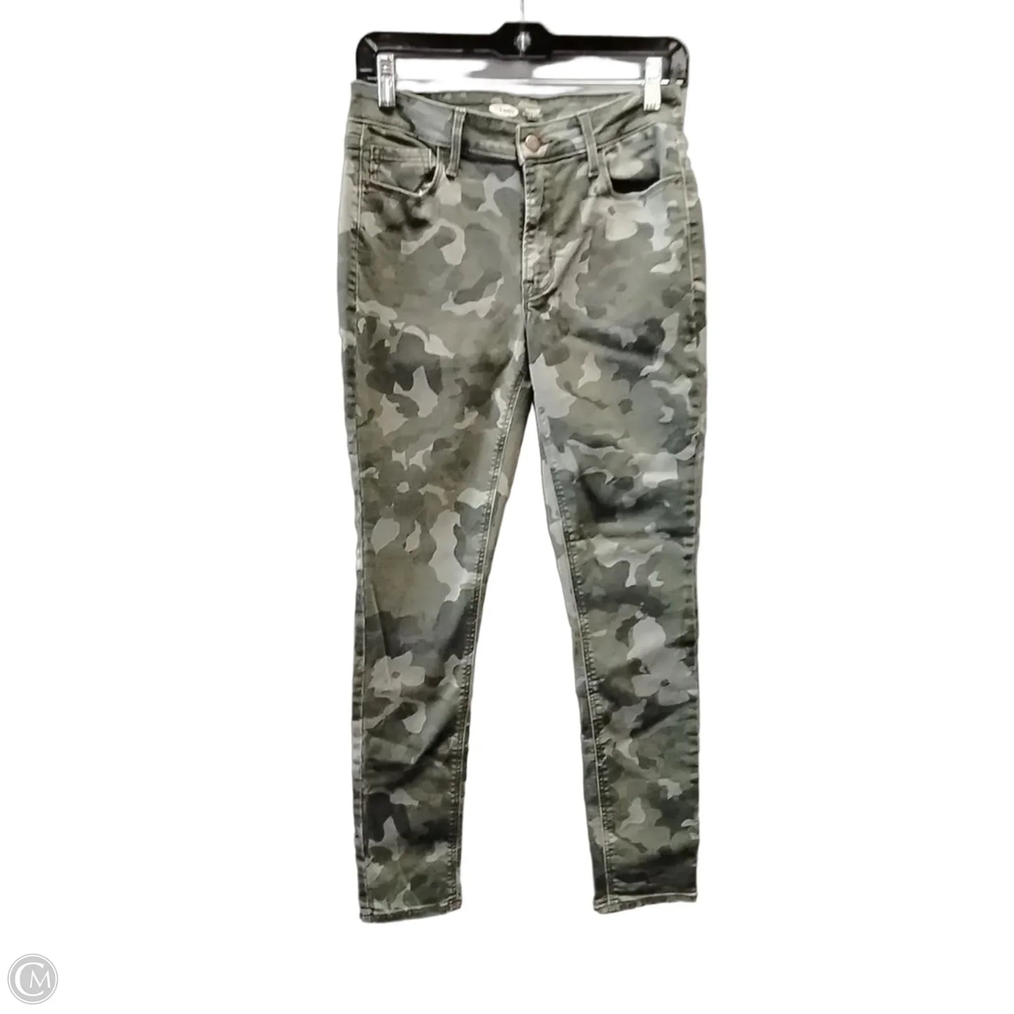 Jeans Skinny By Old Navy In Camouflage Print, Size: 8