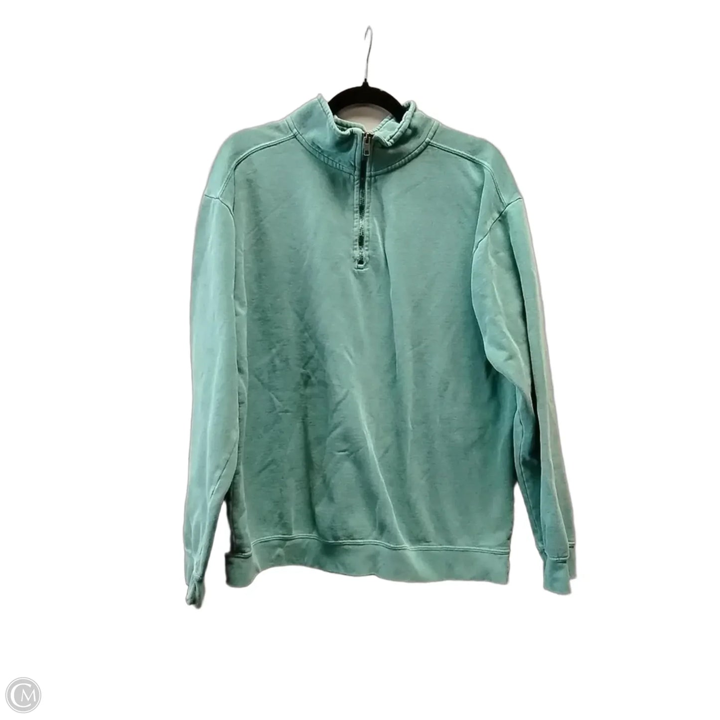 Sweatshirt Collar By Comfort Colors In Green, Size: M