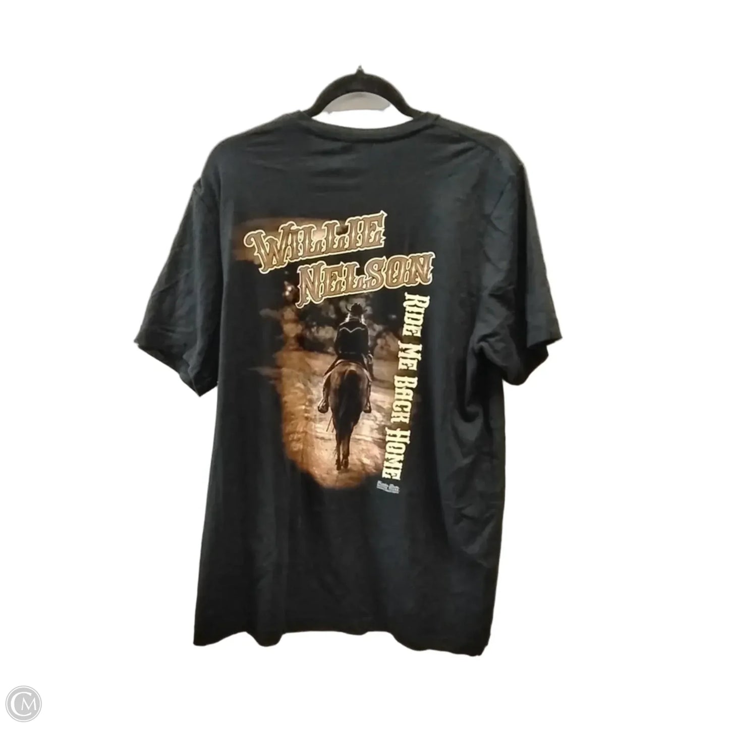 Top Short Sleeve By Canvas In Black, Size: Xl