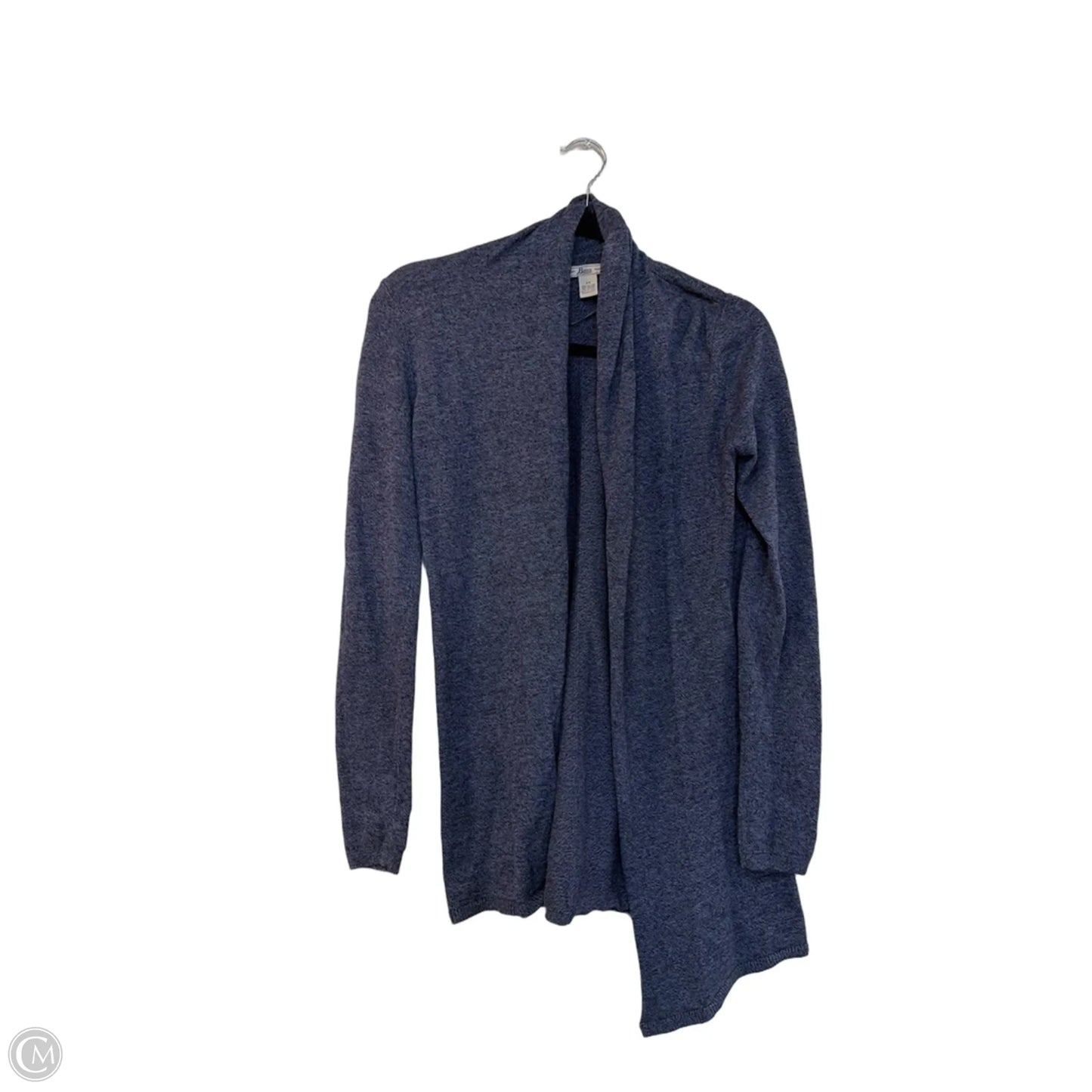 Sweater Cardigan By Bass In Blue, Size: Xs