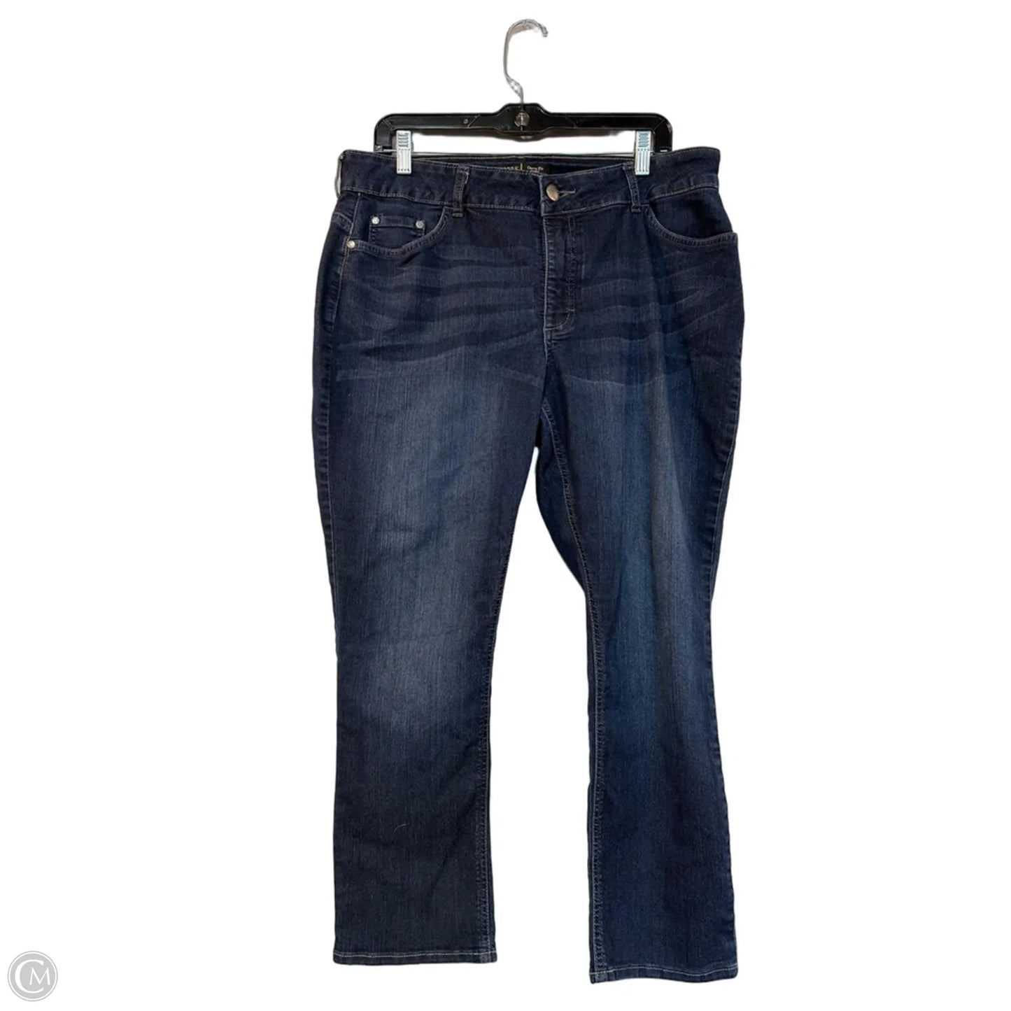 Jeans Skinny By Lee In Blue, Size: 16