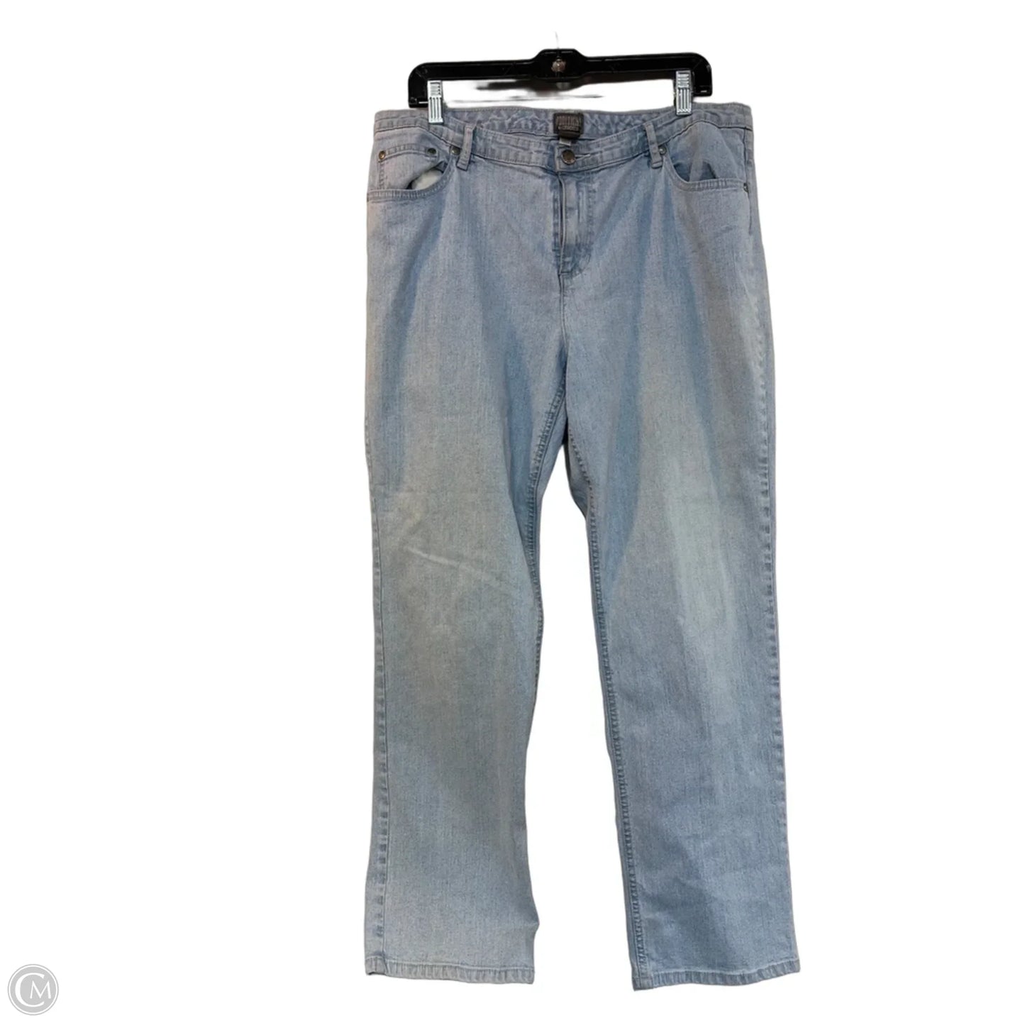 Jeans Cropped By Chicos In Blue, Size: Xl