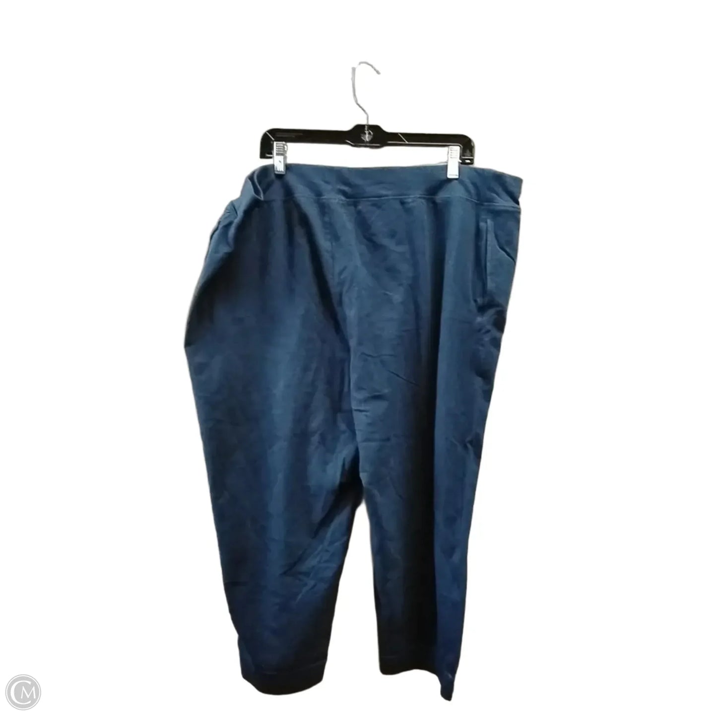 Capris By Terra & Sky In Blue, Size: 2x