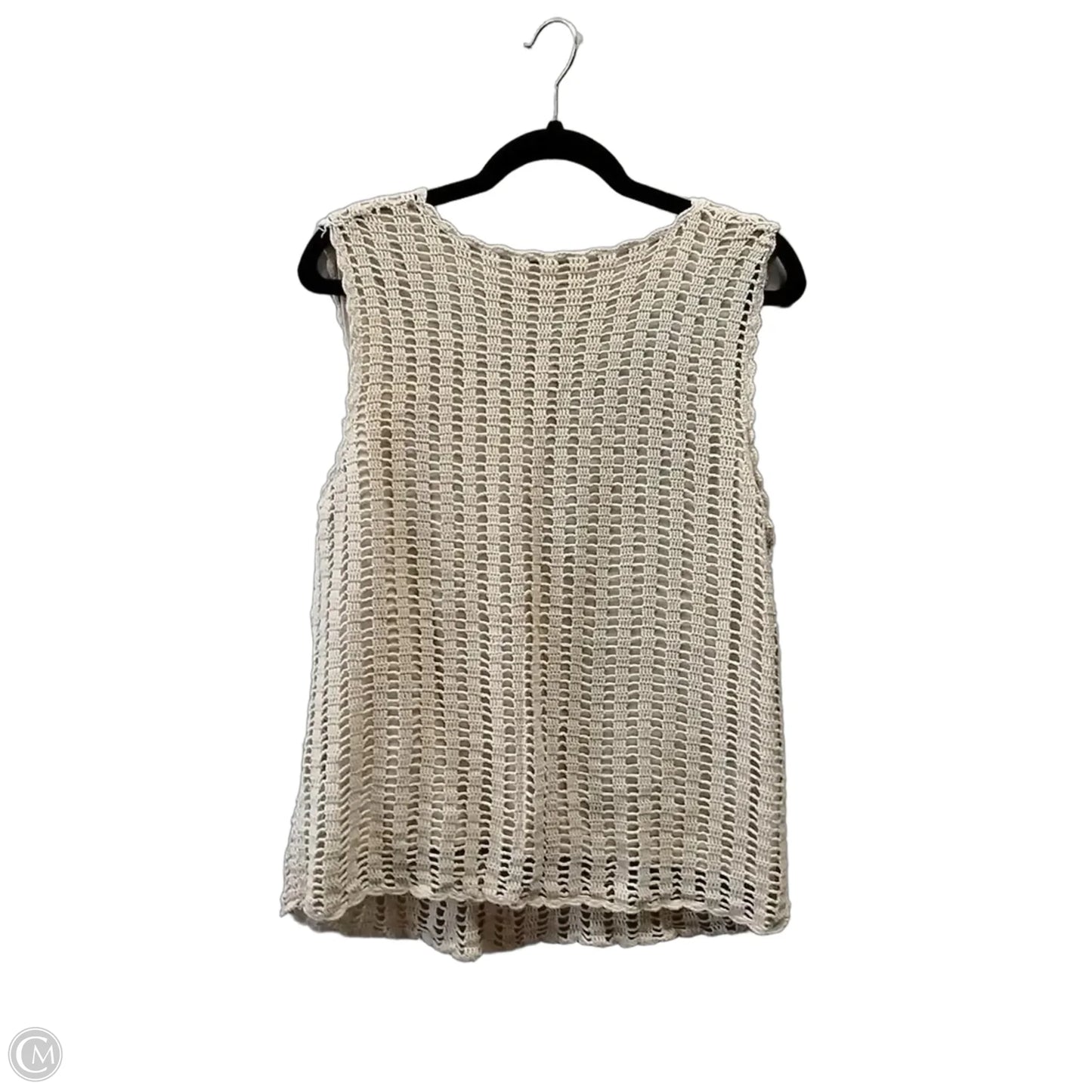 Sweater Short Sleeve By Croft And Barrow In Beige, Size: Xl