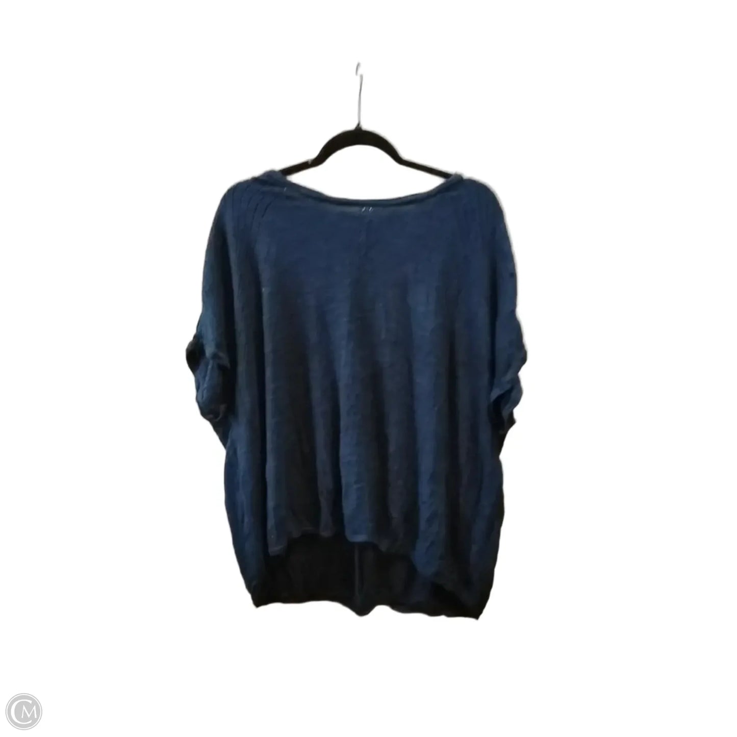 Sweater Short Sleeve By Liz Claiborne In Navy, Size: 3x