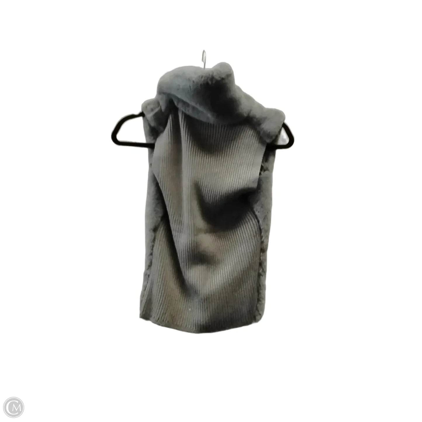 Vest Faux Fur & Sherpa By White House Black Market In Grey, Size: Xs