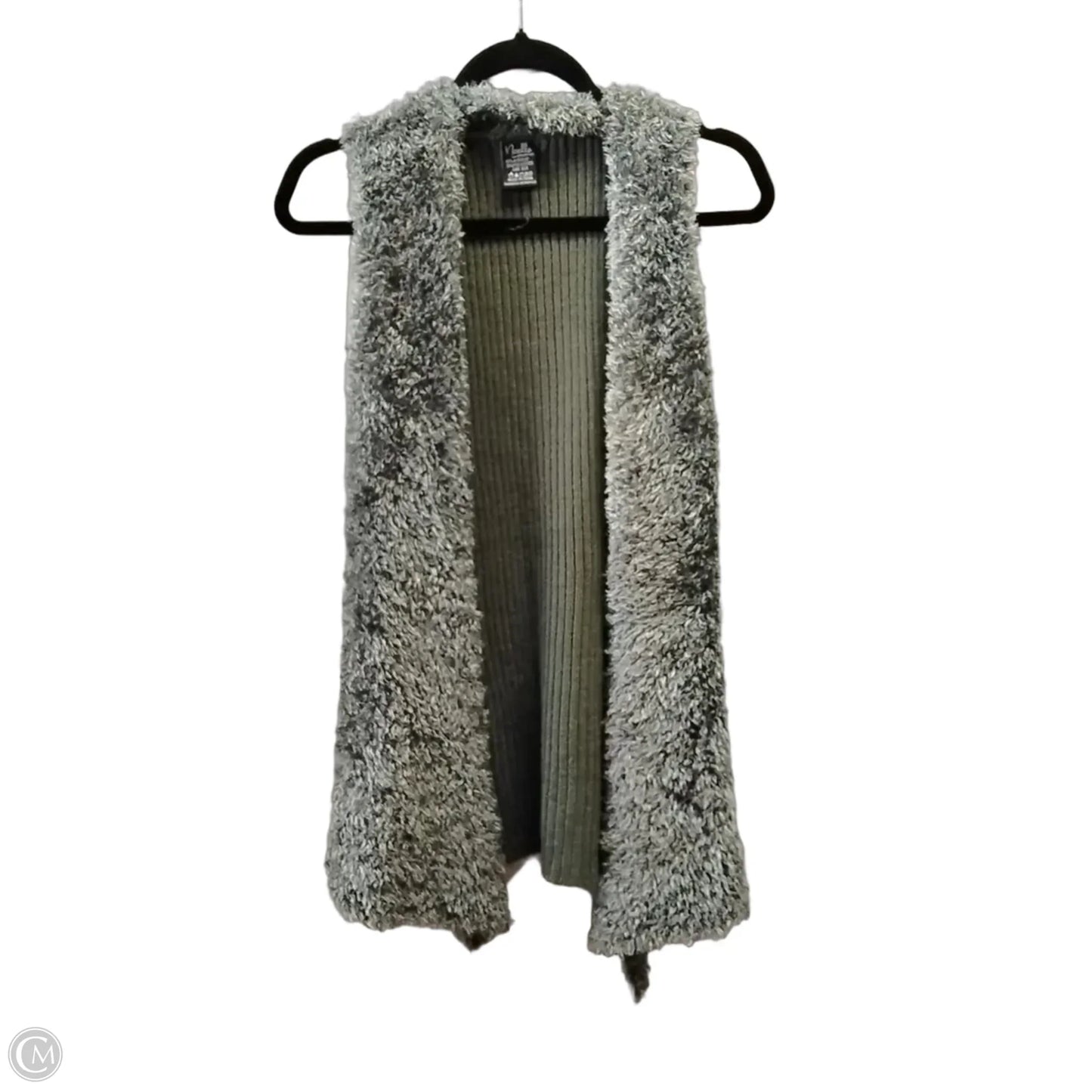 Vest Sweater By Noelle In Grey, Size: M