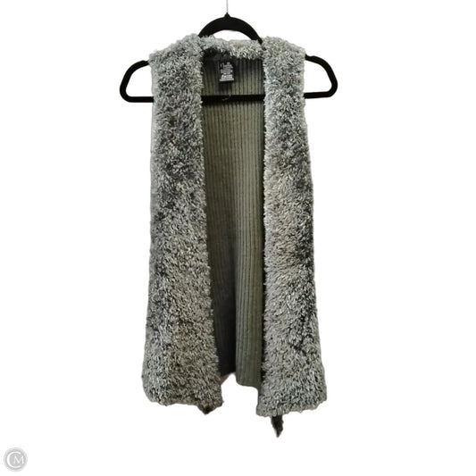 Vest Sweater By Noelle In Grey, Size: M