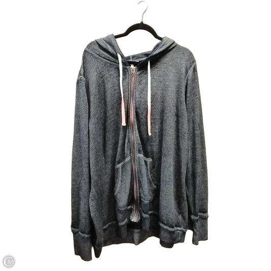 Sweatshirt Hoodie By Maurices In Blue, Size: 4x