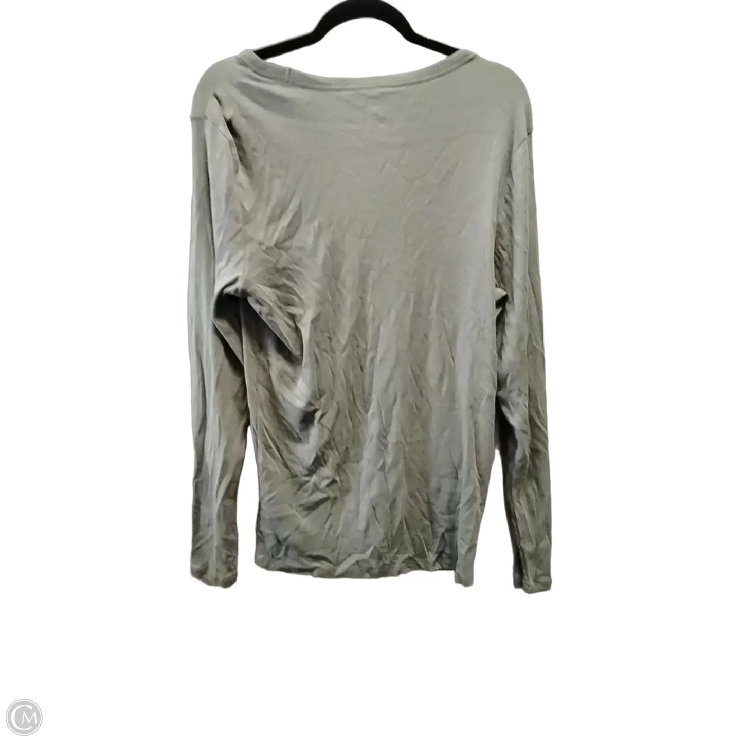 Top Long Sleeve By Gap In Green, Size: Xl