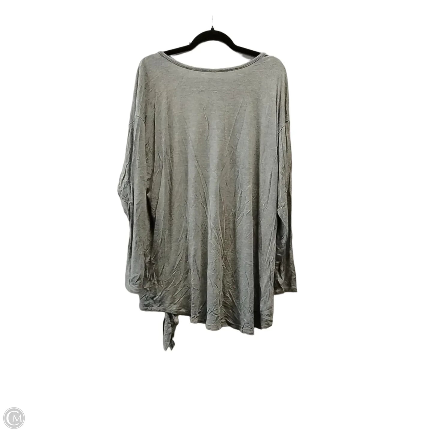 Top Long Sleeve By Torrid In Grey, Size: 2x