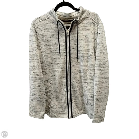 Sweatshirt Crewneck By Charter Club In Grey, Size: Xxl