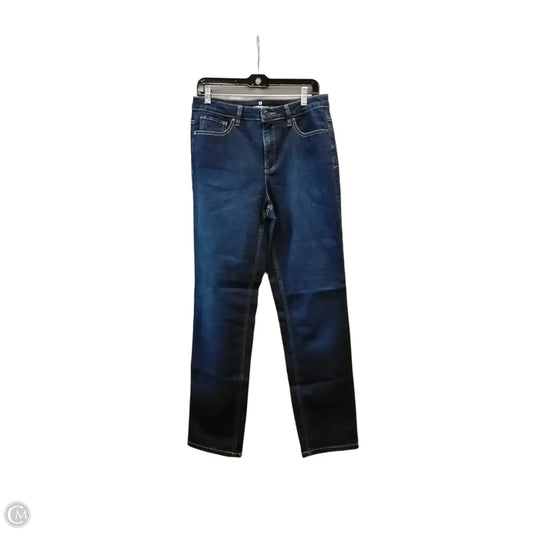 Jeans Straight By Liz Claiborne In Blue, Size: 8